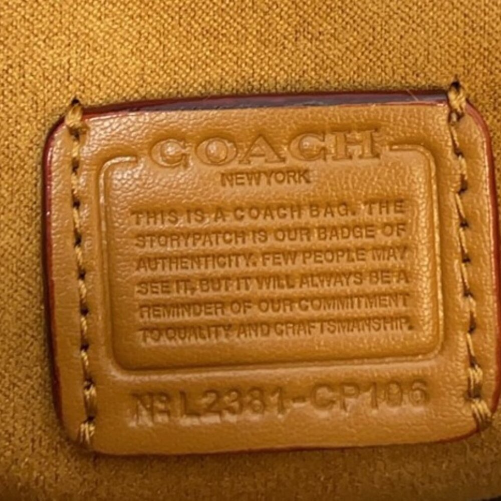 COACH denim mini backpack - Picture 5 of 8